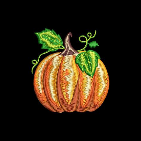 pumpkin machine embroidery designs